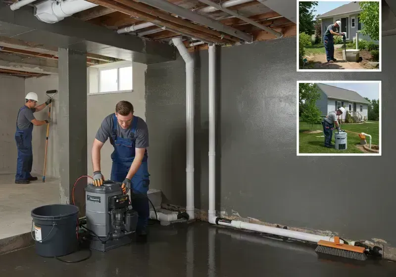 Basement Waterproofing and Flood Prevention process in Channahon, IL